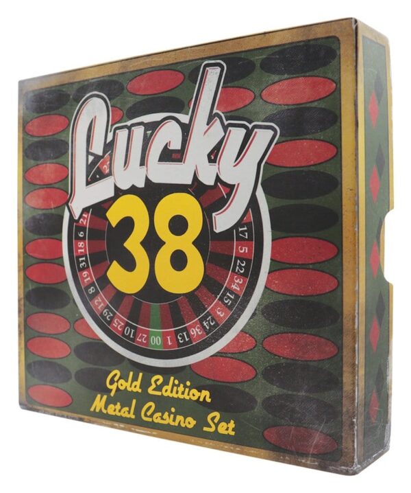 Fallout: New Vegas Replika Lucky 38 Imitation Gold Casino Set Limited Edition