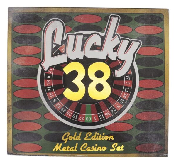 Fallout: New Vegas Replika Lucky 38 Imitation Gold Casino Set Limited Edition