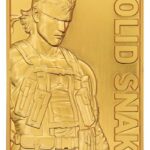 Metal Gear Solid 2 Ingot Snake 24k Gold Plated Limited Edition