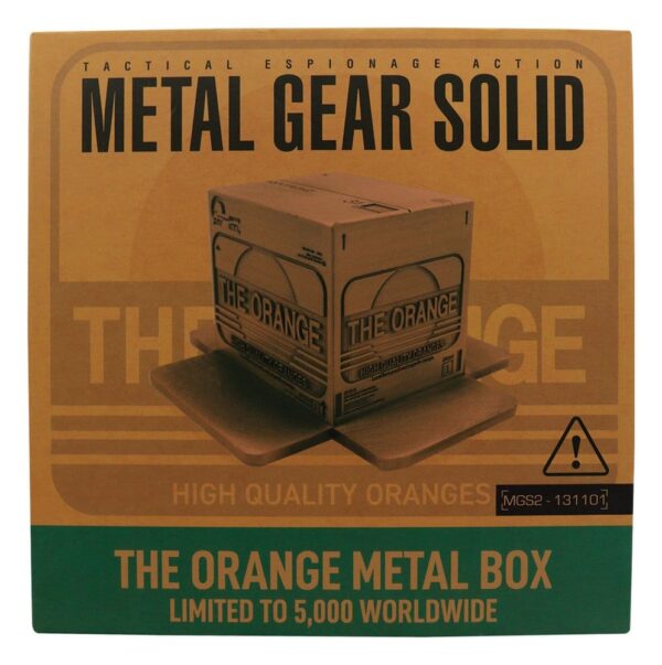 Metal Gear Solid 2 Replika Cardboard Box Antique Gold Metal Gear Solid 2 Replika Cardboard Box Antique Gold