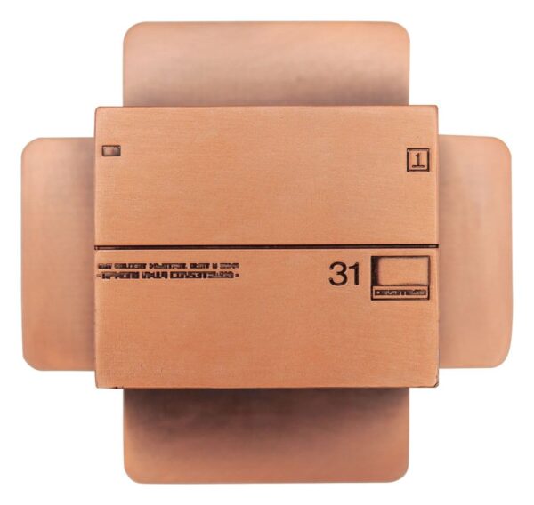 Metal Gear Solid 2 Replika Cardboard Box Antique Gold Metal Gear Solid 2 Replika Cardboard Box Antique Gold