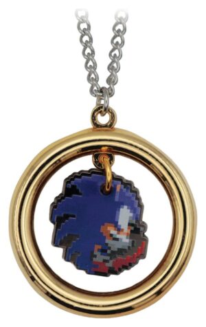Sonic - The Hedgehog Necklace with Pendant Ring