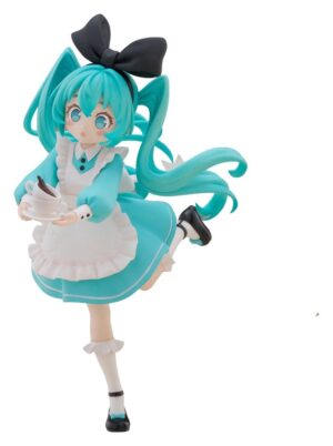 Hatsune Miku Desktop Fairy PVC Szobor Hatsune Miku Wonderland Ver. 16 cm