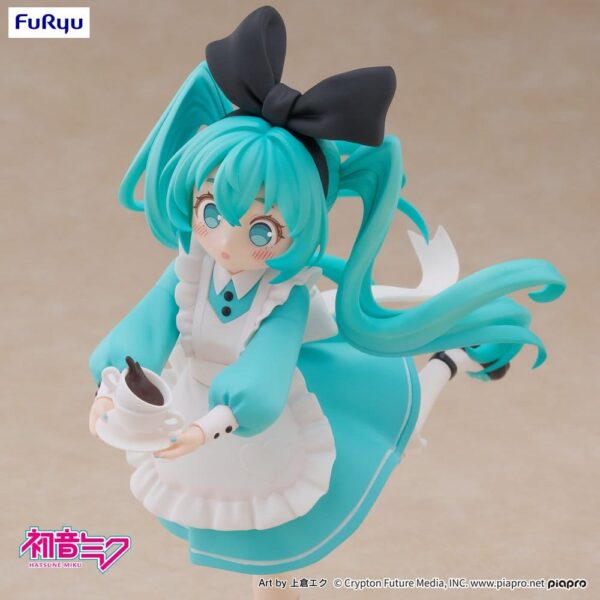 Hatsune Miku Desktop Fairy PVC Szobor Hatsune Miku Wonderland Ver. 16 cm