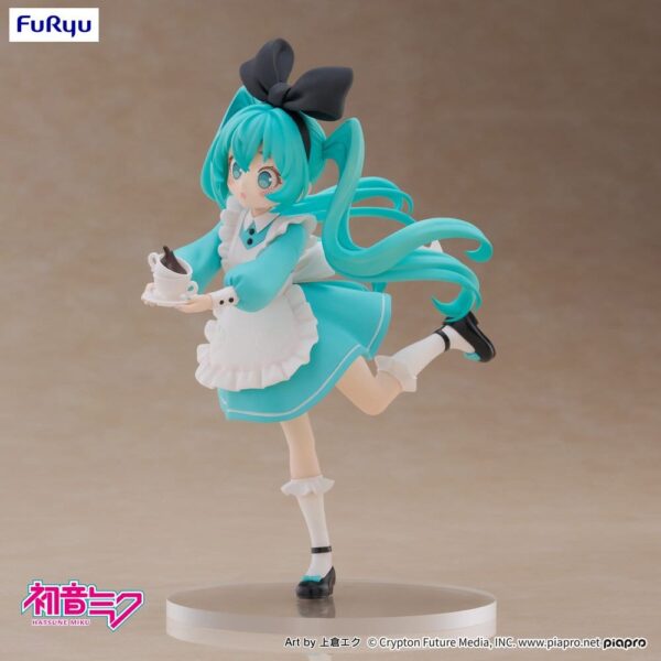 Hatsune Miku Desktop Fairy PVC Szobor Hatsune Miku Wonderland Ver. 16 cm