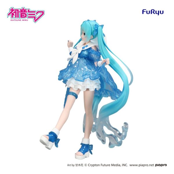 Hatsune Miku Trio-Try-iT PVC Szobor Miku Rainy Dance 19 cm