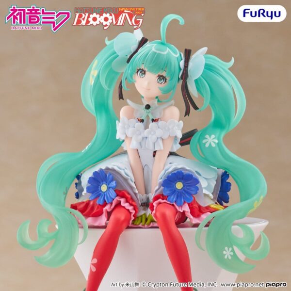 Hatsune Miku Noodle Stopper PVC Szobor Hatsune Miku Japan Live Tour 2025 Blooming 14 cm