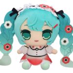 Hatsune Miku Kyurumaru Big Plüss Figura Anemone 26 cm