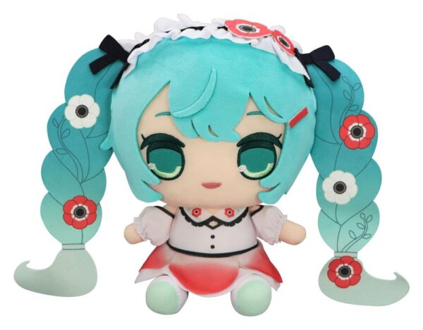 Hatsune Miku Kyurumaru Big Plüss Figura Anemone 26 cm