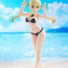 Fairy Tail 100 Years Quest Beach Queens Pop Up Parade PVC Szobor Lucy Heartfilia: Virgo Form Swimsuit Ver. L Size 23 cm