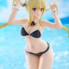 Fairy Tail 100 Years Quest Beach Queens Pop Up Parade PVC Szobor Lucy Heartfilia: Virgo Form Swimsuit Ver. L Size 23 cm