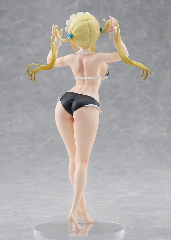Fairy Tail 100 Years Quest Beach Queens Pop Up Parade PVC Szobor Lucy Heartfilia: Virgo Form Swimsuit Ver. L Size 23 cm