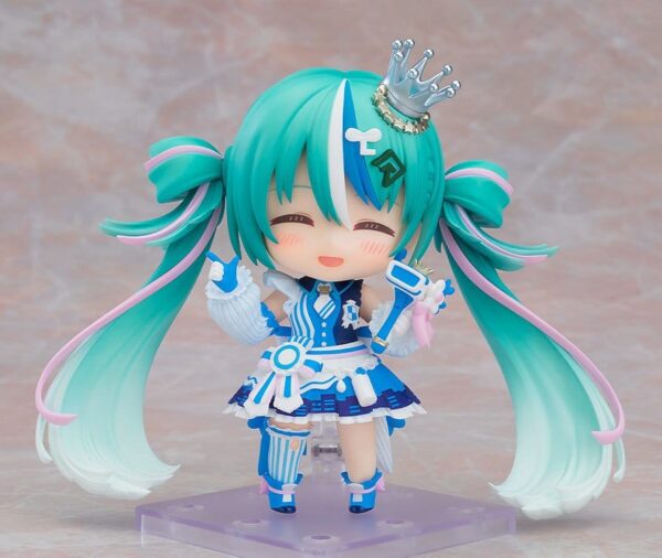 Character Vocal Series 01: Hatsune Miku PVC Szobor Nendoroid Lawson's 50th anniversary Special Live Ver. 10 cm