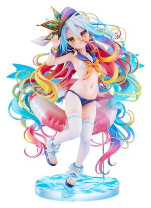 No Game No Life Szobor 1/7 Shiro: Sailor-Style Swimsuit Ver. 24 cm No Game No Life Szobor 1/7 Shiro: Sailor-Style Swimsuit Ver. 24 cm