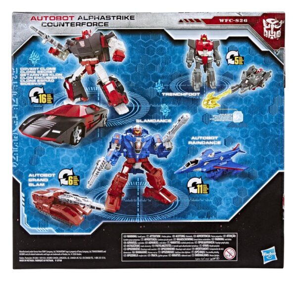 Transformers Generations War for Cybertron: Siege Akció Figura 3-Pack Autobot Alphastrike Counterforce Transformers Generations War for Cybertron: Siege Akció Figura 3-Pack Autobot Alphastrike Counterforce