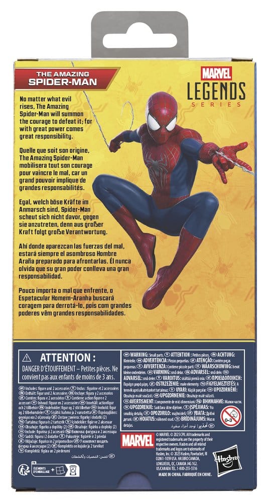 Spider-Man: No Way Home Marvel Legends Akció Figura The Amazing Spider-Man 15 cm Spider-Man: No Way Home Marvel Legends Akció Figura The Amazing Spider-Man 15 cm