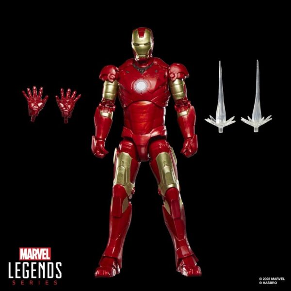 Iron Man Marvel Legends Series Akció Figura Iron Man Mark III 15 cm Iron Man Marvel Legends Series Akció Figura Iron Man Mark III 15 cm