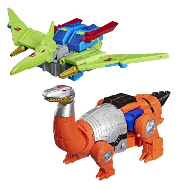 Transformers Age of the Primes Leader Class Akció Figura 2-Pack G2 G2 Dinobot Swoop & G2 Dinobot Sludge 19 cm