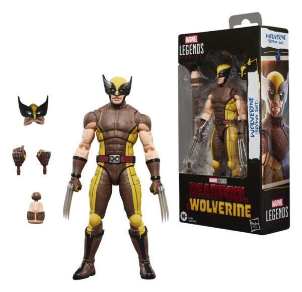 Deadpool & Wolverine Marvel Legends Akció Figura Wolverine (Brown Suit) 15 cm Deadpool & Wolverine Marvel Legends Akció Figura Wolverine (Brown Suit) 15 cm