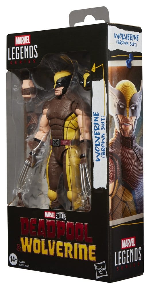 Deadpool & Wolverine Marvel Legends Akció Figura Wolverine (Brown Suit) 15 cm Deadpool & Wolverine Marvel Legends Akció Figura Wolverine (Brown Suit) 15 cm