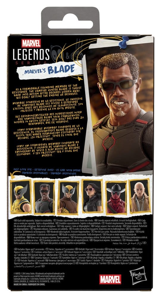 Deadpool & Wolverine Marvel Legends Akció Figura Marvel's Blade 15 cm Deadpool & Wolverine Marvel Legends Akció Figura Marvel's Blade 15 cm