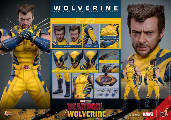 Deadpool & Wolverine Movie Masterpiece Akció Figura 1/6 Wolverine (Deluxe Version) 31 cm
