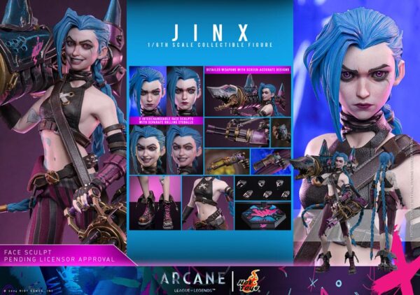 Arcane Akció Figura 1/6 Jinx 27 cm