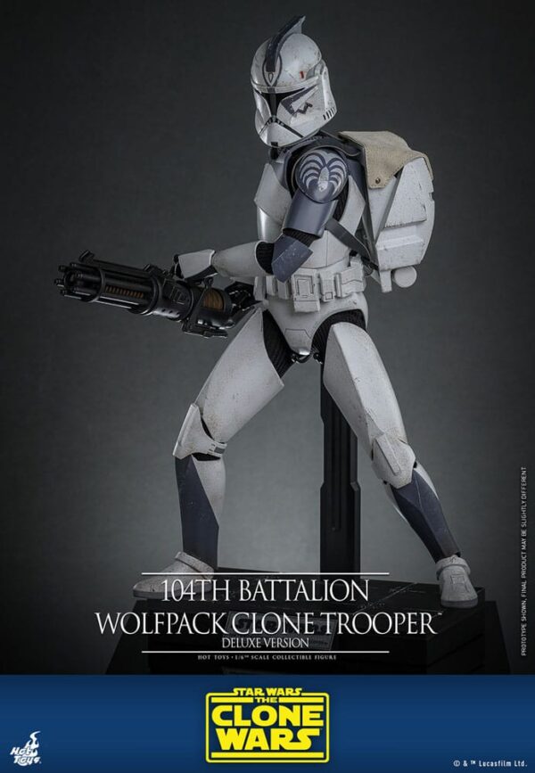 Star Wars The Clone Wars Akció Figura 1/6 104th Battalion Wolfpack Clone Trooper Deluxe Version 30 cm