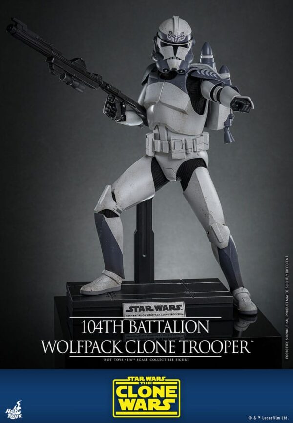 Star Wars The Clone Wars Akció Figura 1/6 104th Battalion Wolfpack Clone Trooper 30 cm