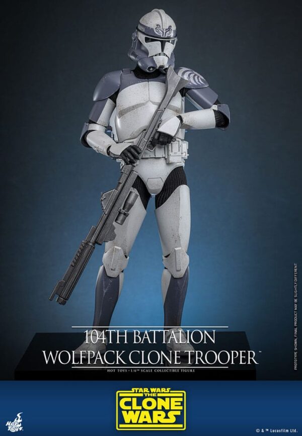 Star Wars The Clone Wars Akció Figura 1/6 104th Battalion Wolfpack Clone Trooper 30 cm