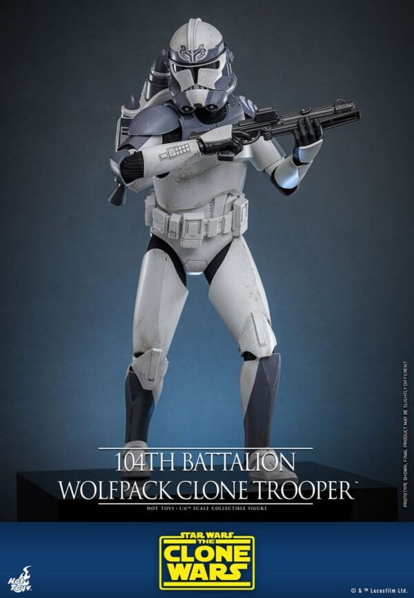 Star Wars The Clone Wars Akció Figura 1/6 104th Battalion Wolfpack Clone Trooper 30 cm