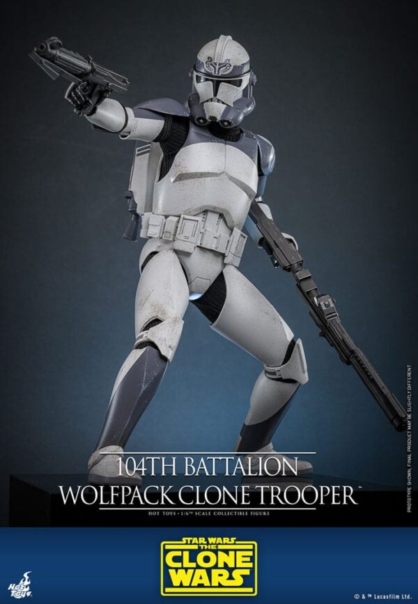 Star Wars The Clone Wars Akció Figura 1/6 104th Battalion Wolfpack Clone Trooper 30 cm