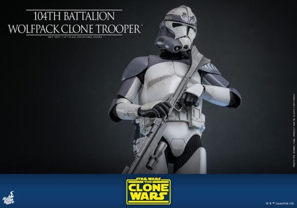 Star Wars The Clone Wars Akció Figura 1/6 104th Battalion Wolfpack Clone Trooper 30 cm