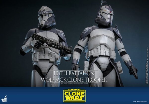 Star Wars The Clone Wars Akció Figura 1/6 104th Battalion Wolfpack Clone Trooper 30 cm