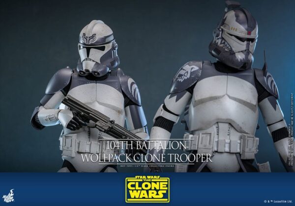 Star Wars The Clone Wars Akció Figura 1/6 104th Battalion Wolfpack Clone Trooper 30 cm