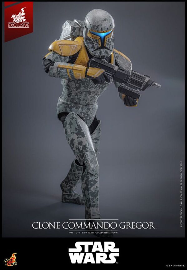 Star Wars: The Clone Wars Akció Figura 1/6 Clone Commando Gregor Hot Toys Exclusive 30 cm