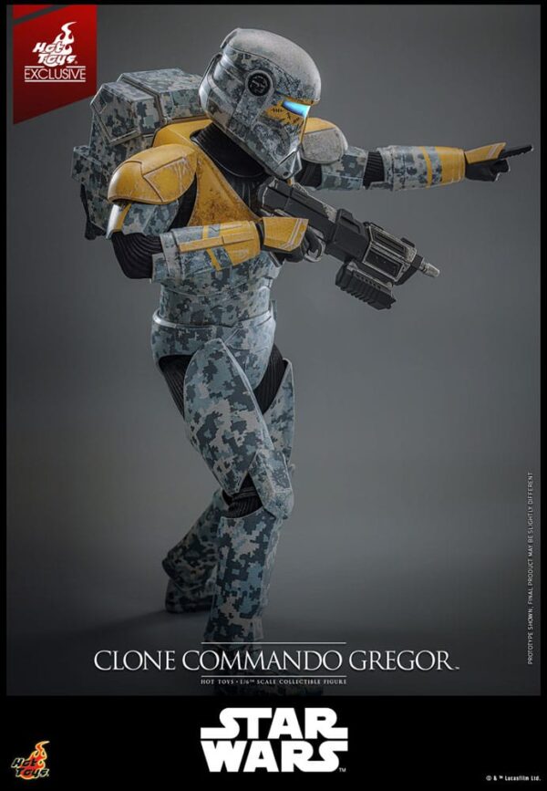 Star Wars: The Clone Wars Akció Figura 1/6 Clone Commando Gregor Hot Toys Exclusive 30 cm