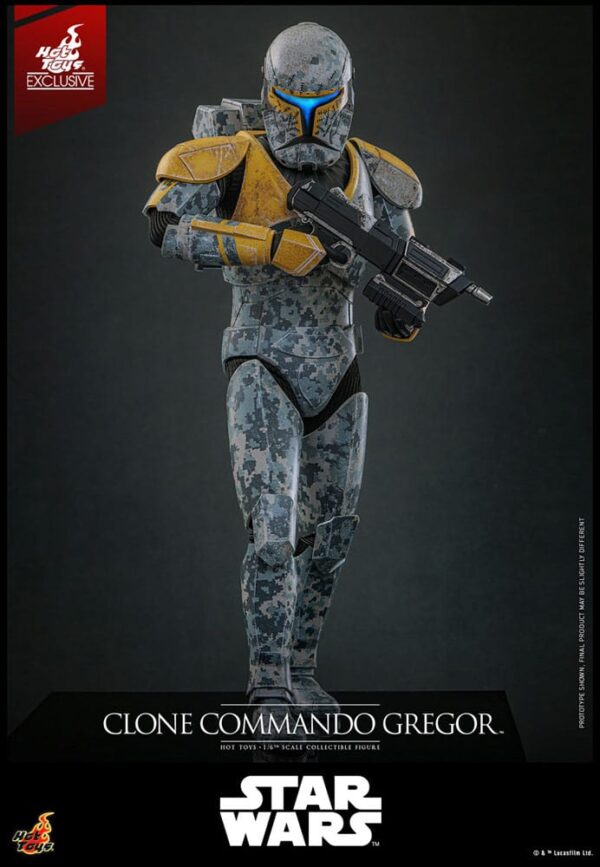 Star Wars: The Clone Wars Akció Figura 1/6 Clone Commando Gregor Hot Toys Exclusive 30 cm