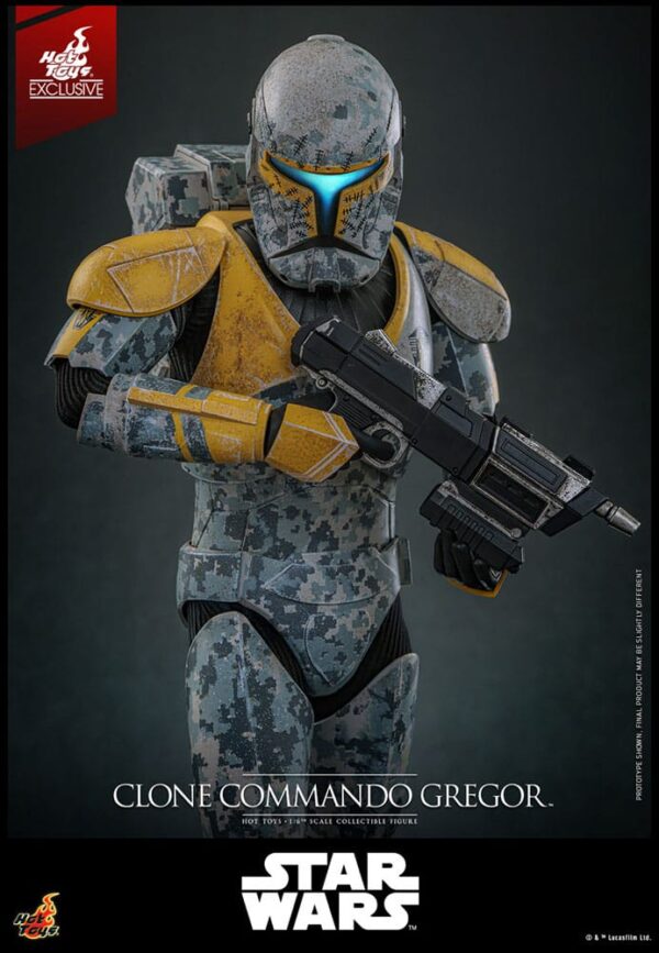 Star Wars: The Clone Wars Akció Figura 1/6 Clone Commando Gregor Hot Toys Exclusive 30 cm