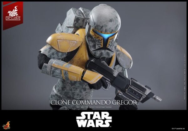 Star Wars: The Clone Wars Akció Figura 1/6 Clone Commando Gregor Hot Toys Exclusive 30 cm