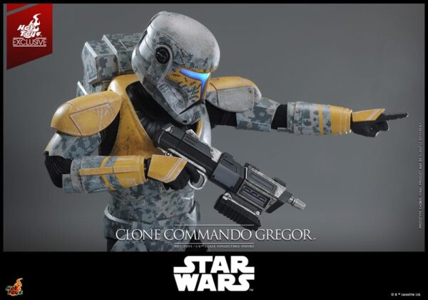 Star Wars: The Clone Wars Akció Figura 1/6 Clone Commando Gregor Hot Toys Exclusive 30 cm