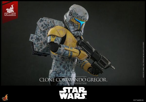 Star Wars: The Clone Wars Akció Figura 1/6 Clone Commando Gregor Hot Toys Exclusive 30 cm