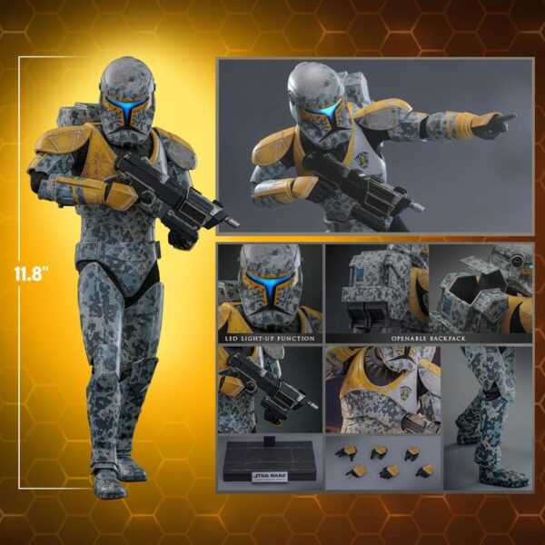 Star Wars: The Clone Wars Akció Figura 1/6 Clone Commando Gregor Hot Toys Exclusive 30 cm