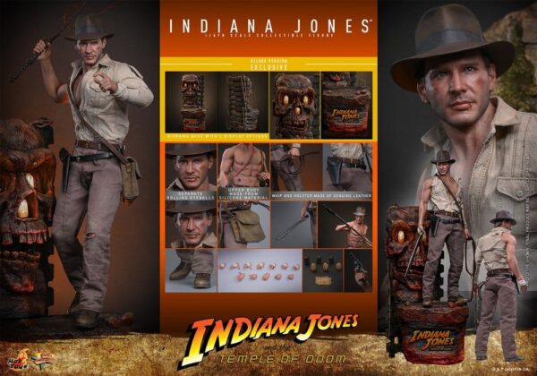 Indiana Jones Movie Masterpiece Akció Figura 1/6 Indiana Jones (Deluxe Version) 30 cm Indiana Jones Movie Masterpiece Akció Figura 1/6 Indiana Jones (Deluxe Version) 30 cm