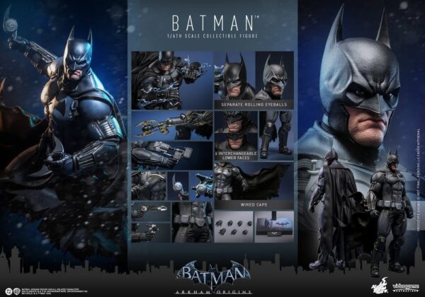 Batman Arkham Origins Videogame Masterpiece Akció Figura 1/6 Batman 33 cm Batman Arkham Origins Videogame Masterpiece Akció Figura 1/6 Batman 33 cm