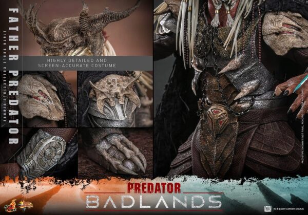 Predator: Badlands Movie Masterpiece Akció Figura 1/6 Njohrr 36 cm