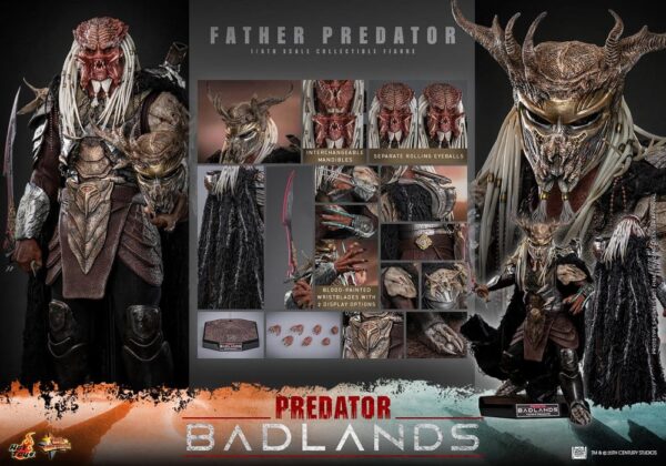 Predator: Badlands Movie Masterpiece Akció Figura 1/6 Njohrr 36 cm