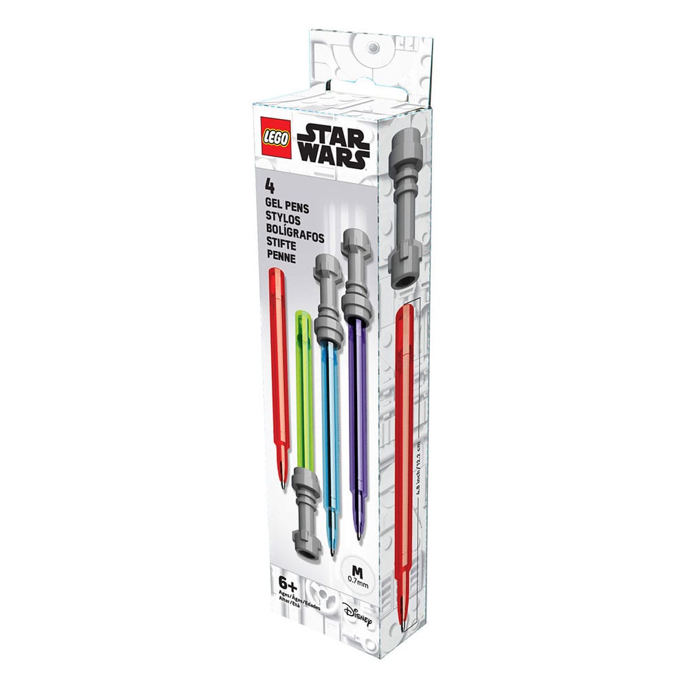 Star Wars LEGO Fénykard toll akasztóval 4Pack