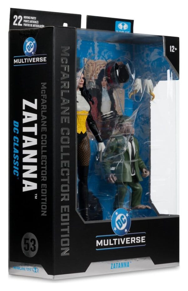 DC Multiverse McFarlane Akció Figura Zatanna with Detective Chimp Collector Edition #53 18 cm DC Multiverse McFarlane Akció Figura Zatanna with Detective Chimp Collector Edition #53 18 cm