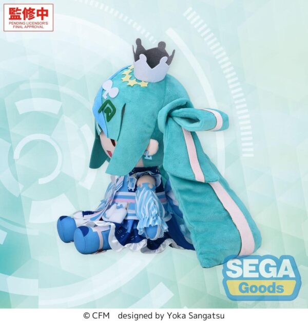 Character Vocal Series 01: Hatsune Miku Fuwa Petit Plüss Figura Hatsune Miku LAWSON 50th Anniversary Special LIVE L 30 cm Character Vocal Series 01: Hatsune Miku Fuwa Petit Plüss Figura Hatsune Miku LAWSON 50th Anniversary Special LIVE L 30 cm